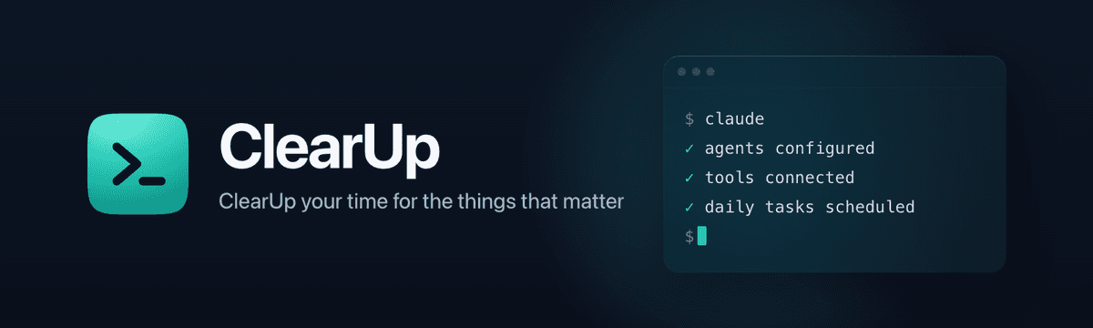 ClearUp banner