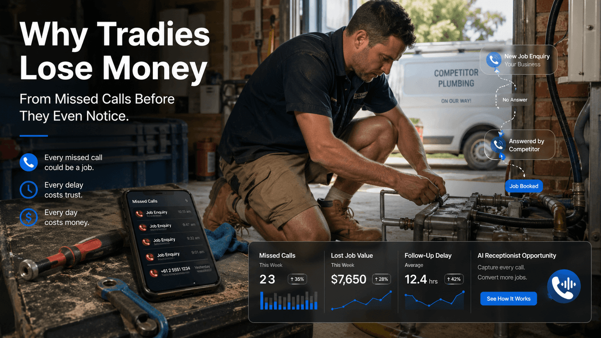 Why Tradies Lose Money From Missed Calls
